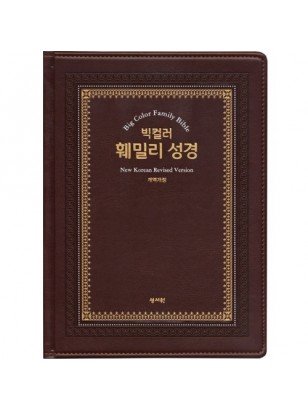 개역개정 빅컬러 훼밀리 성경 - 강대용 (특대/단본/무지퍼)