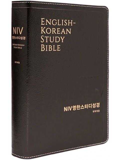 개역개정 NIV 영한스터디성경 (대단본/우피/다크브라운)